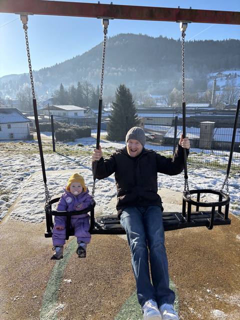 On the swing, Fresse-sur-Moselle, France (2024)